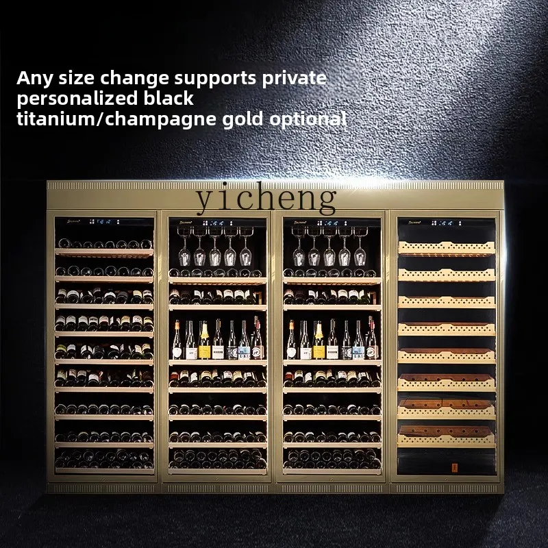 Wine & Beer Unlimited Spirits - ตู้เก็บไวน์ C21, ตู้เก็บไวน์ควบคุมอุณหภูมิคงที่, สำหรับใช้ในบ้าน, ตู้เก็บไวน์แบบสั่งทำพิเศษ กล่องตื้น