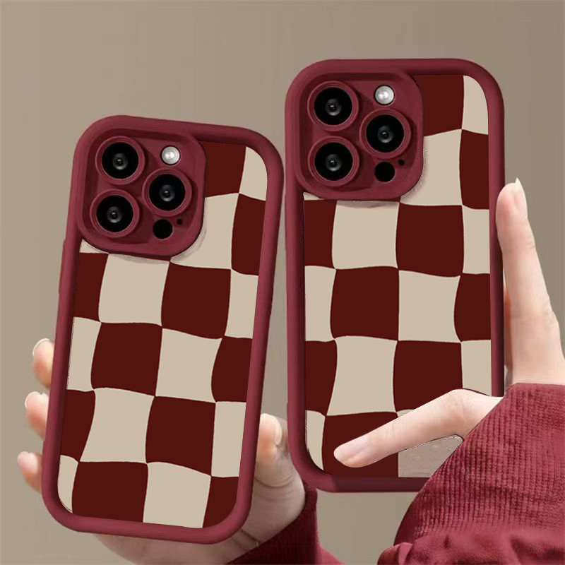 เคสโทรศัพท์ลายตารางสีแดงไวน์สำ - Wine & Beer Unlimited Spirits บทวิจารณ์และราคา