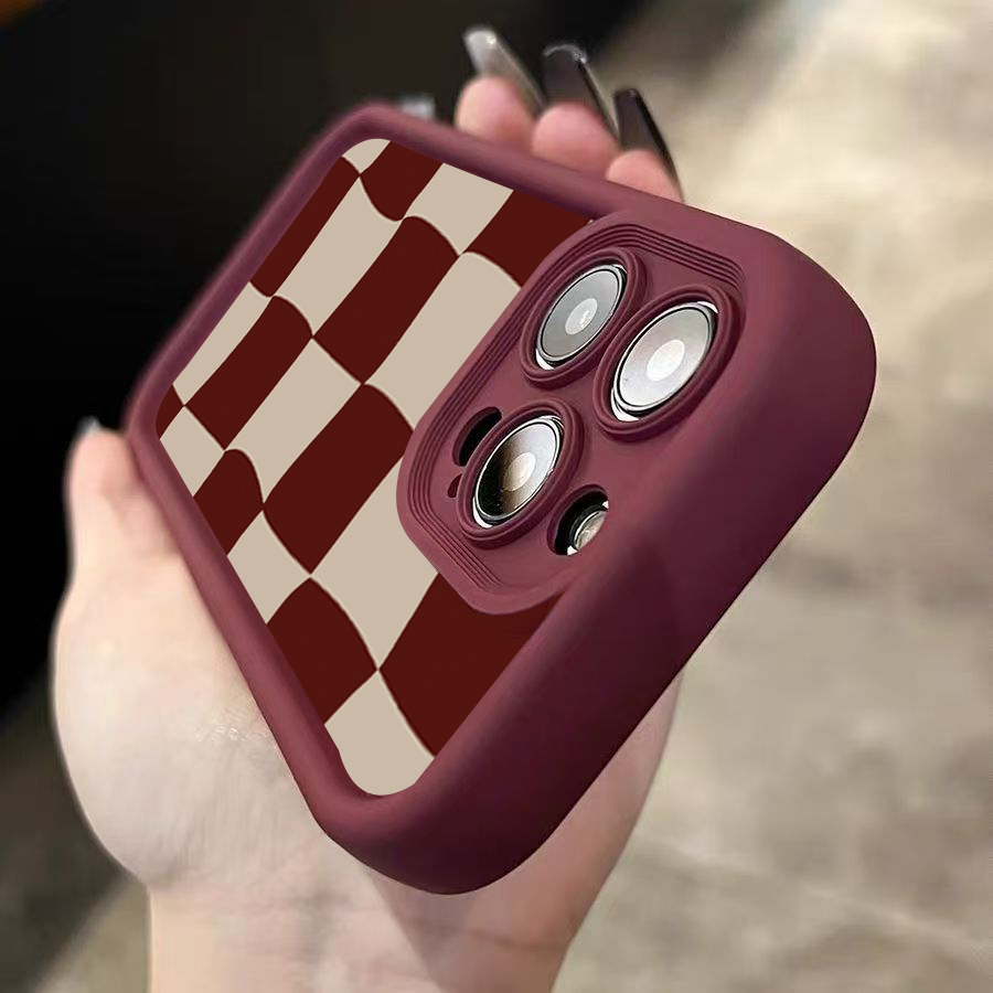 เคสโทรศัพท์ลายตารางสีแดงไวน์สำ - Wine & Beer Unlimited Spirits บทวิจารณ์และราคา
