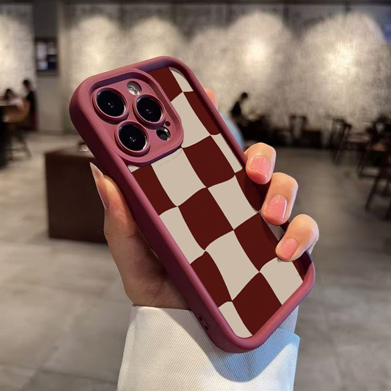 เคสโทรศัพท์ลายตารางสีแดงไวน์สำ - Wine & Beer Unlimited Spirits บทวิจารณ์และราคา